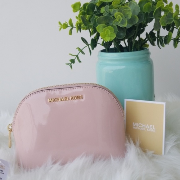 Michael Kors Blossom Pink Travel Cosmetic Pouch - Picture 1 of 6